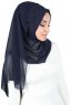 Joline - Navy Blau Premium Chiffon Hijab