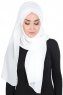 Joline - Offwhite Premium Chiffon Hijab