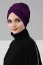 Fiona - Lila Baumwolle Turban - Ayse Turban
