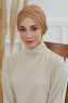 Fiona - Hellbraun Baumwolle Turban