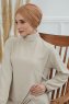 Fiona - Hellbraun Baumwolle Turban