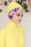 Fiona - Yellow Paint Baumwolle Turban
