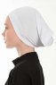 Emine - Hvit Hijab Unterkappe
