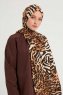 Ayten - Braun Gemustert Hijab
