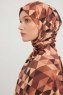 Banou - Braun Gemustert Hijab