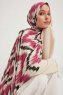 Tansu - Dunkelrosa Gemustert Hijab
