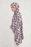 Tansu - Lila Gemustert Hijab