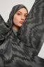 Tansu - Schwarz Gemustert Hijab