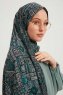Gulya - Benzingrün Gemustert Hijab