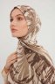 Ezmeray - Taupe Gemustert Hijab