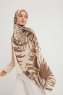 Ezmeray - Taupe Gemustert Hijab