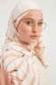 Ezmeray - Beige Gemustert Hijab