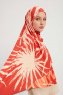 Ezmeray - Zimt Gemustert Hijab