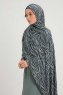 Hafiz - Navy Blau Gemustert Hijab