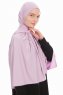 Farah - Helles Lila Jersey Hijab Kopftuch