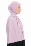 Farah - Helles Lila Jersey Hijab Kopftuch