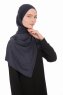 Farah - Navy Blau Jersey Hijab Kopftuch