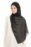 Chiffon Hijab - Schwarz