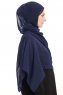 Chiffon Hijab - Navy Blau