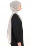Chiffon Hijab - Grau