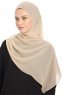 Chiffon Hijab - Helltaupe