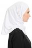 Yazmin - Weiß Amira Hijab Kopftuch Ready To Wear