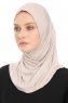 Yazmin - Hellgrau Amira Hijab Kopftuch Ready To Wear
