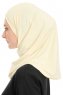 Yazmin - Creme Amira Hijab Kopftuch Ready To Wear