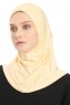 Yazmin - Beige Amira Hijab Kopftuch Ready To Wear