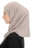 Yazmin - Hellbraun Amira Hijab Kopftuch Ready To Wear