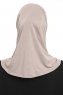 Yazmin - Hellbraun Amira Hijab Kopftuch Ready To Wear