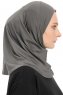 Yazmin - Dunkelgrau Amira Hijab Kopftuch Ready To Wear