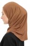 Yazmin - Braun Amira Hijab Kopftuch Ready To Wear