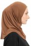 Yazmin - Braun Amira Hijab Kopftuch Ready To Wear