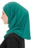Yazmin - Dunkelgrün Amira Hijab Kopftuch Ready To Wear