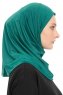 Yazmin - Dunkelgrün Amira Hijab Kopftuch Ready To Wear