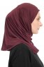 Yazmin - Pflaume Amira Hijab Kopftuch Ready To Wear