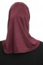 Yazmin - Pflaume Amira Hijab Kopftuch Ready To Wear