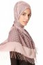 Alev - Altrosa Gemustert Hijab