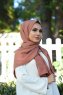 Alida - Dark Rose Baumwolle Hijab - Mirach