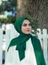 Alida - Dunkelgrün Baumwolle Hijab - Mirach