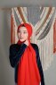 Alida - Rot Baumwolle Hijab - Mirach