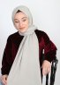 Alida - Taupe Baumwolle Hijab - Mirach
