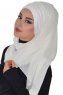 Alva - Creme Praktisch Hijab & Untertuch