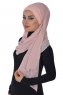Alva - Altrosa Praktisch Hijab & Untertuch