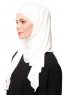 Asya - Creme Praktisch Viscose Hijab