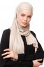 Asya - Helltaupe Praktisch Viscose Hijab