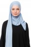 Asya - Hellblau Praktisch Viscose Hijab