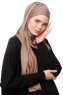 Asya - Dunkeltaupe Praktisch Viscose Hijab