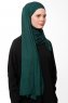 Asya - Dunkelgrün Praktisch Viscose Hijab
